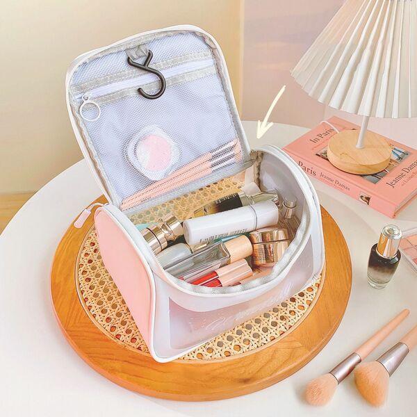 Organise your makeup accessories in a beautiful bag.No more mess!